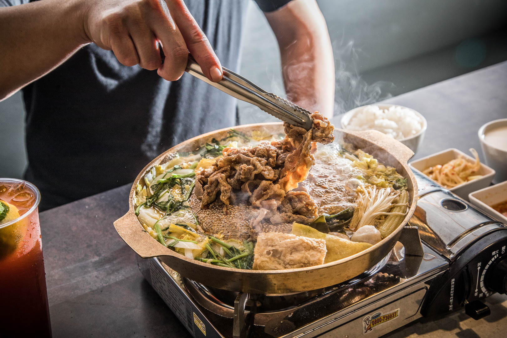 桃園美食,桃園火鍋,桃園泰式料理,桃園鍋物,桃園銅板烤肉,Lil Luck樂嗑泰式銅盤烤肉/泰式即享鍋