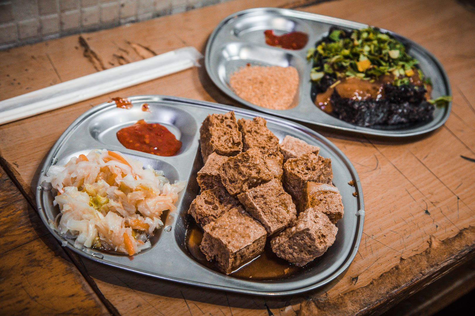 三重美食,三重小吃,三重臭豆腐,三重酥炸臭豆腐,三重樹仔腳林家臭豆腐,三重排隊美食 @大手牽小手。玩樂趣