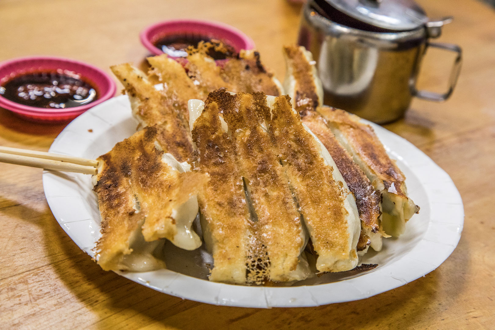 桃園美食,阿財鍋貼