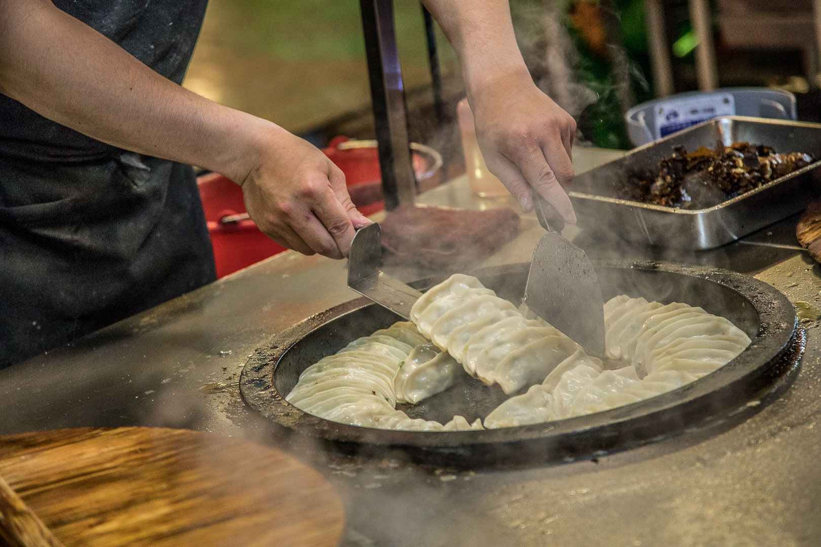 桃園美食,阿財鍋貼