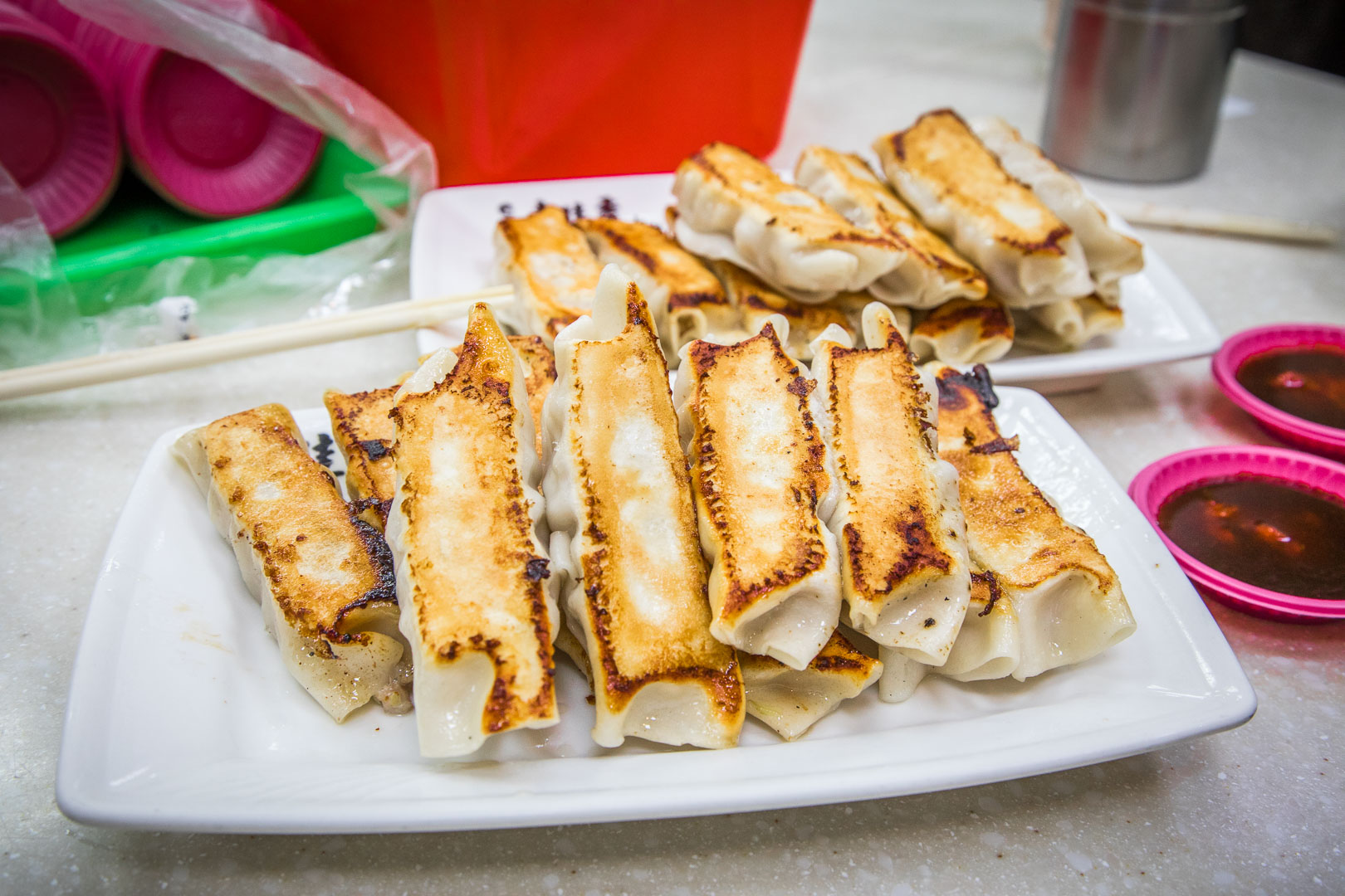 中和美食,佳佳香鍋貼-永和本店