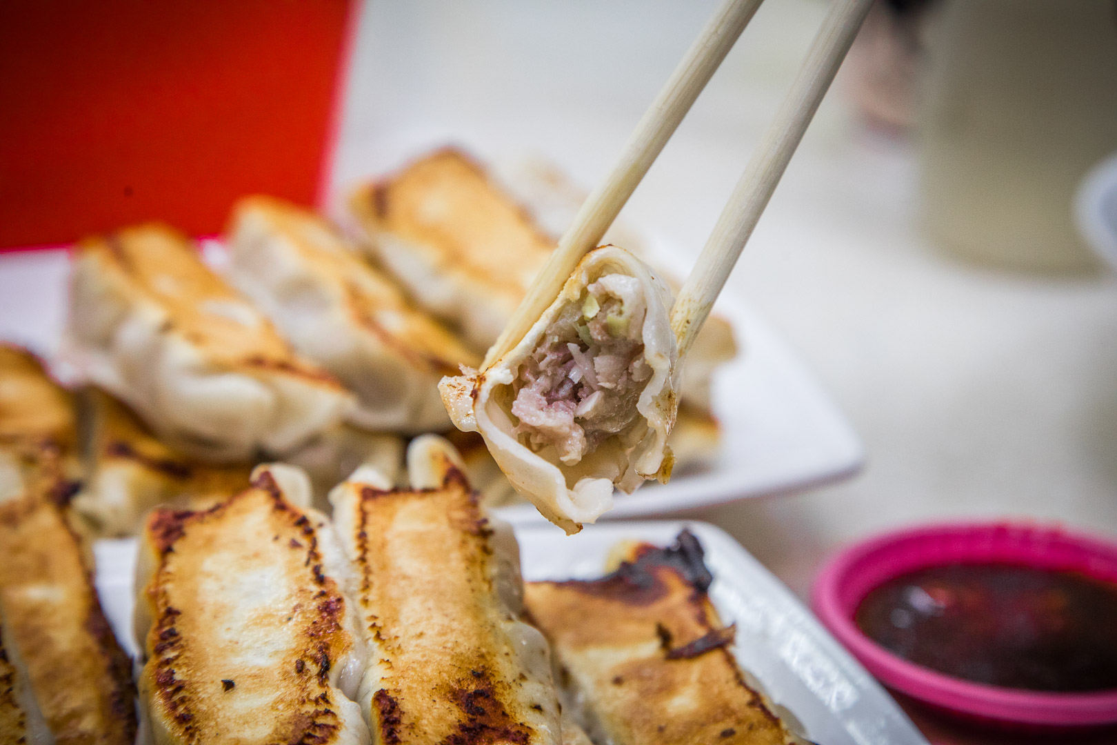 中和美食,佳佳香鍋貼-永和本店
