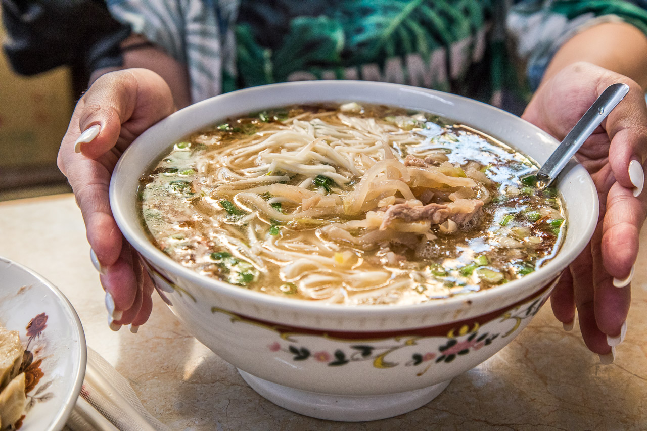 龍潭美食,橋頭老麵店