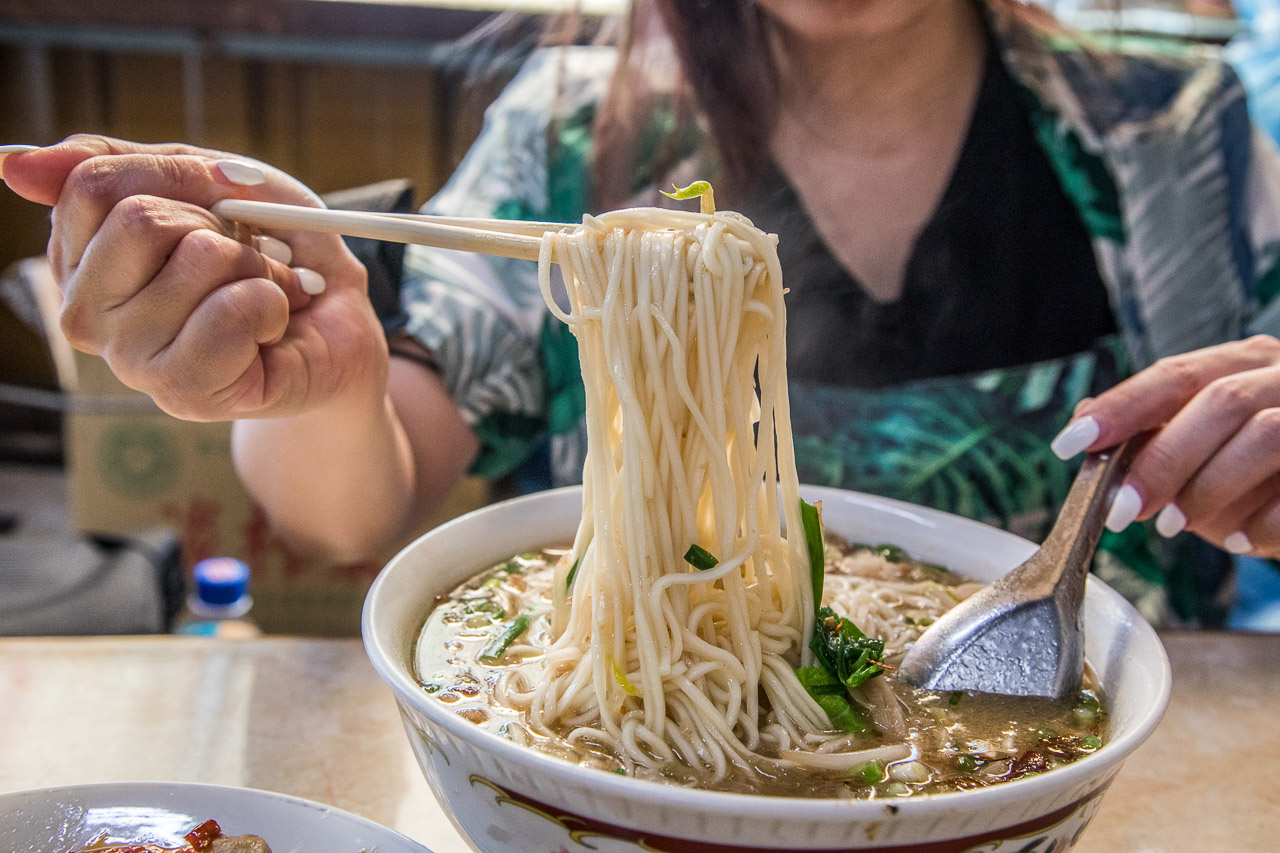 龍潭美食,橋頭老麵店