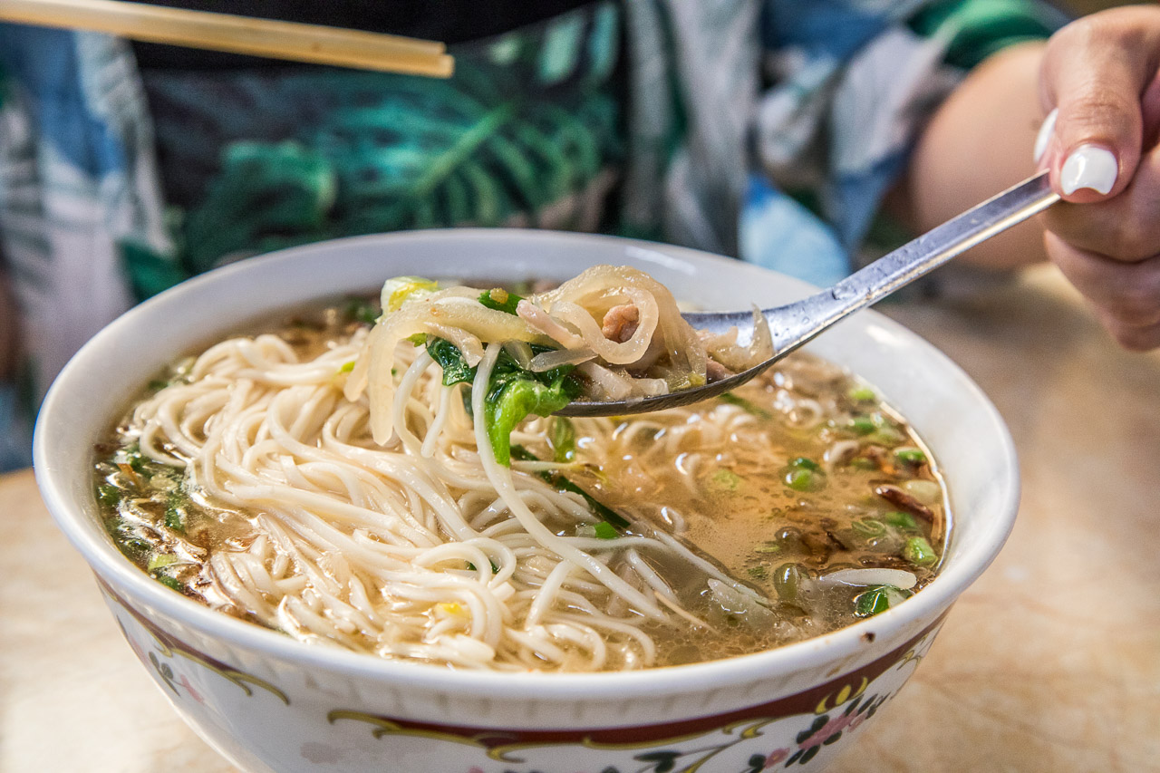 龍潭美食,橋頭老麵店