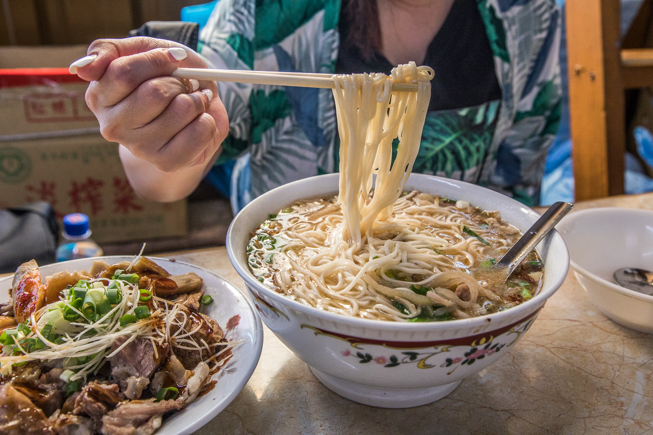 龍潭美食,橋頭老麵店