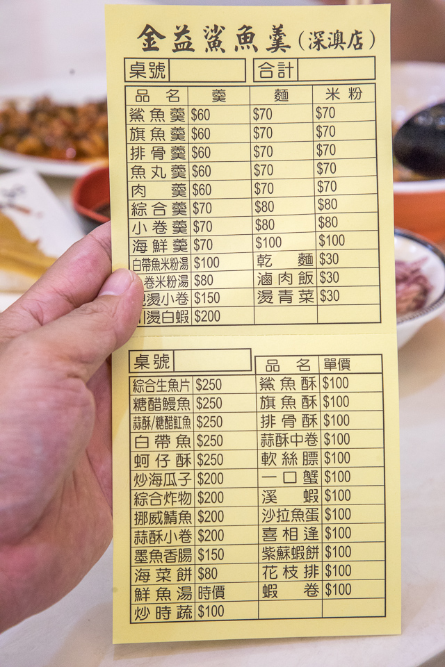 深澳美食,金益鯊魚羹