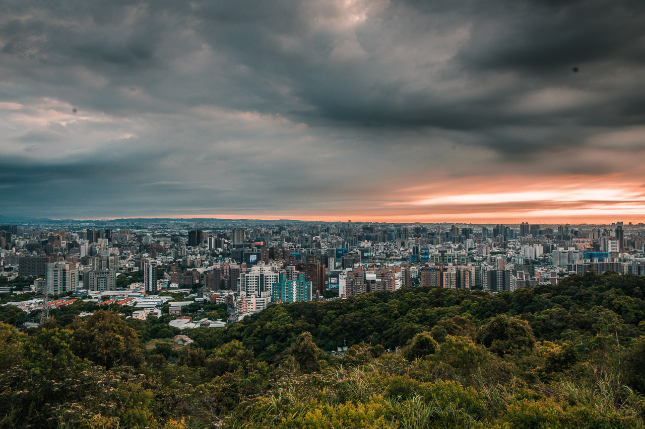 桃園夜景,虎頭山環保公園
