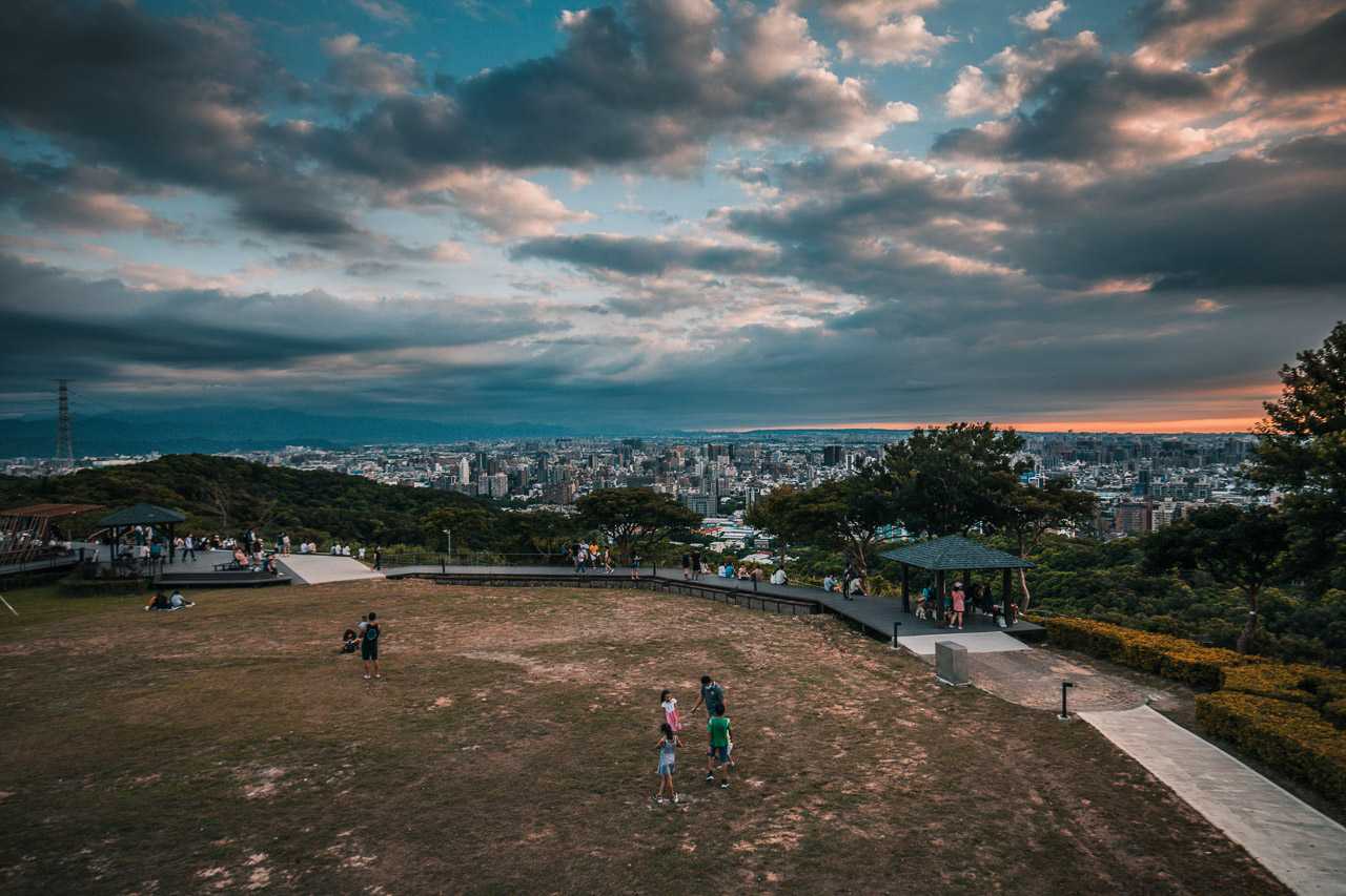 桃園夜景,虎頭山環保公園