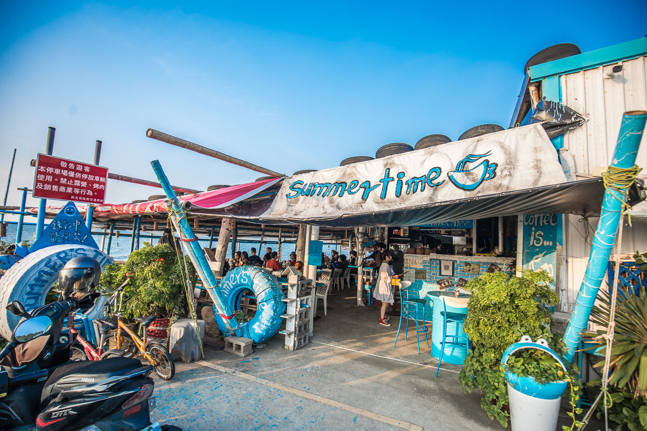 台北濱海咖啡,海濱咖啡,61快速道路咖啡,行動咖啡summers time,台北景觀咖啡,台北看海,台北看夕陽,台北賞夕陽