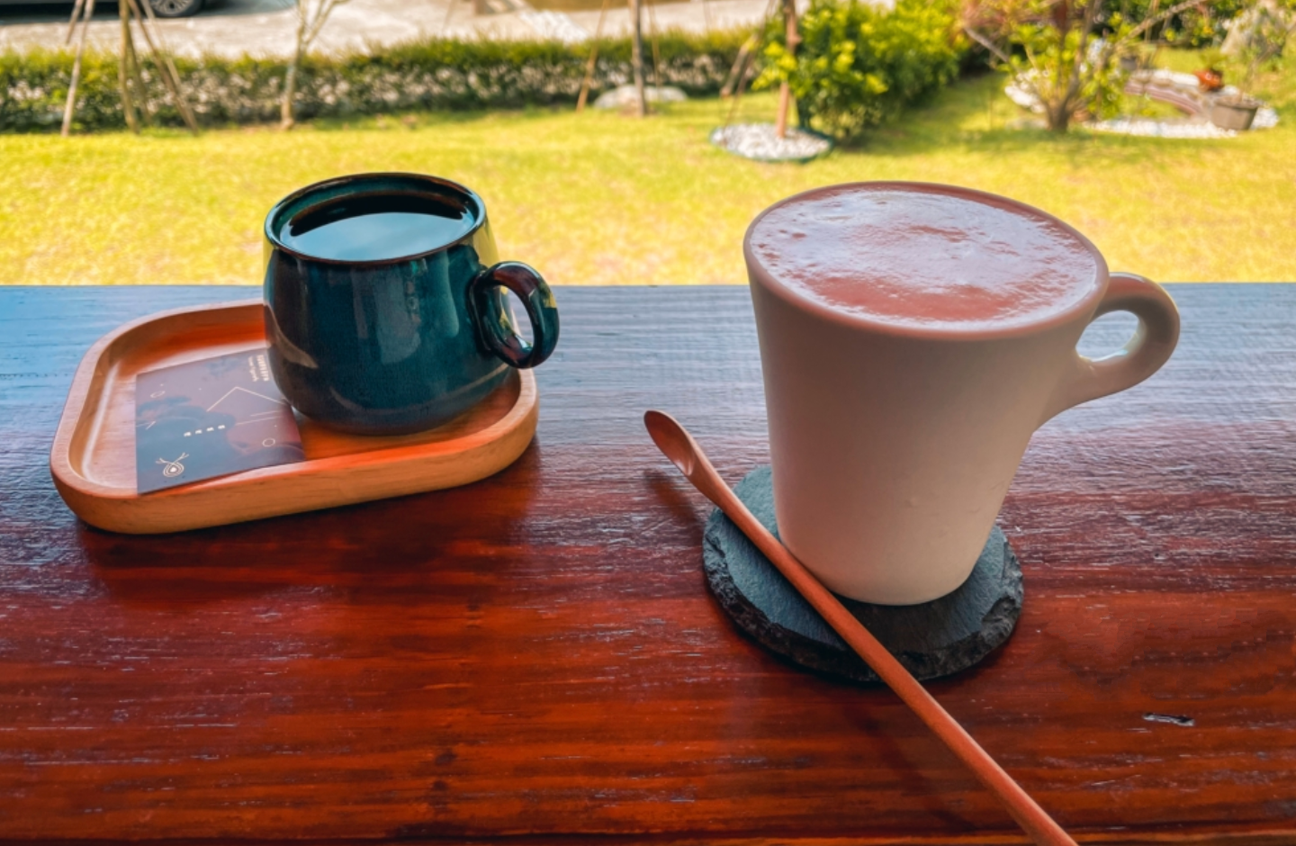 龍潭玩水,鹿點咖啡千瀑店