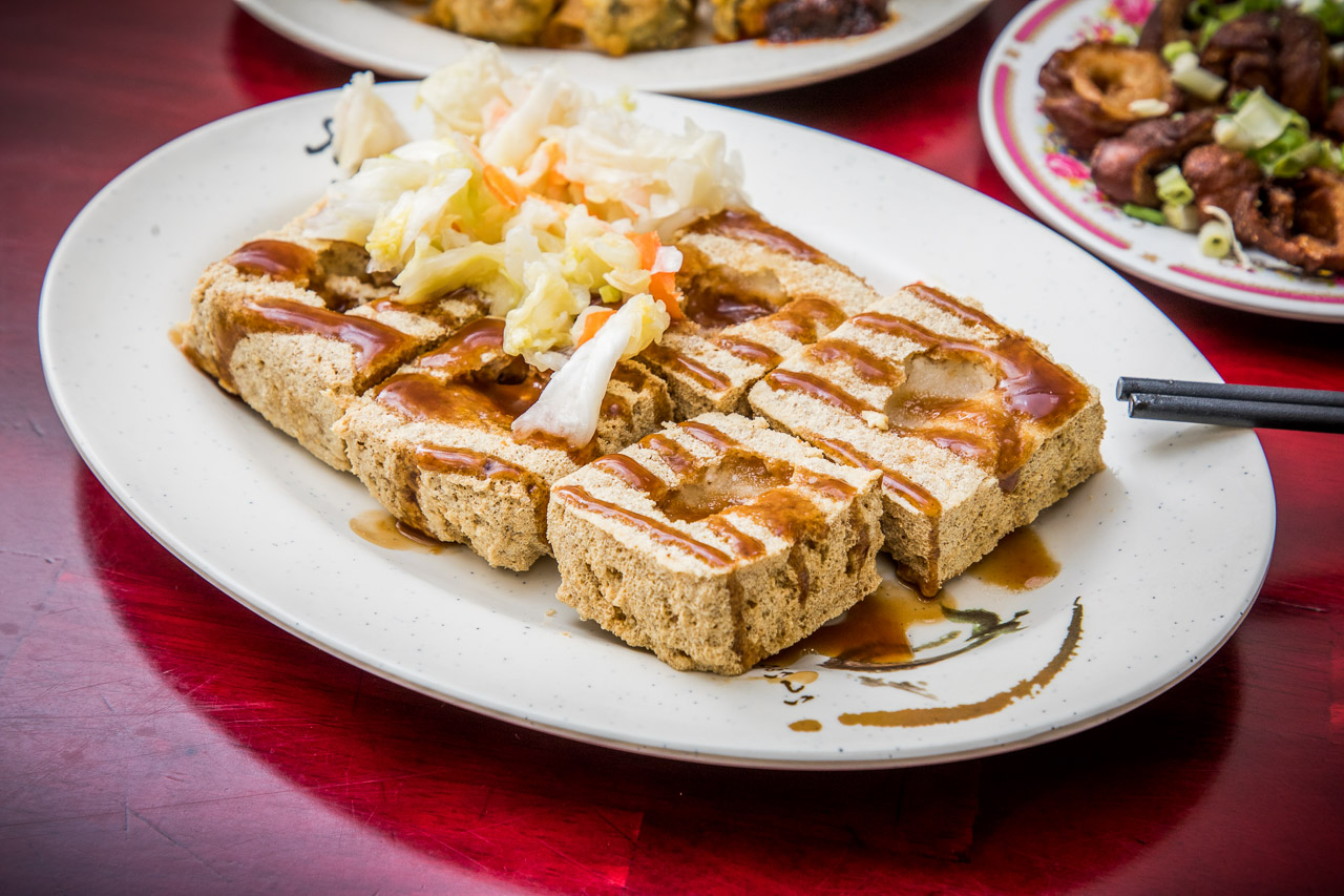 中壢美食,中壢小吃,中壢臭豆腐,中壢麵線,中壢名店,鮮蚵湯,四味飄香平鎮總店,四味飄香