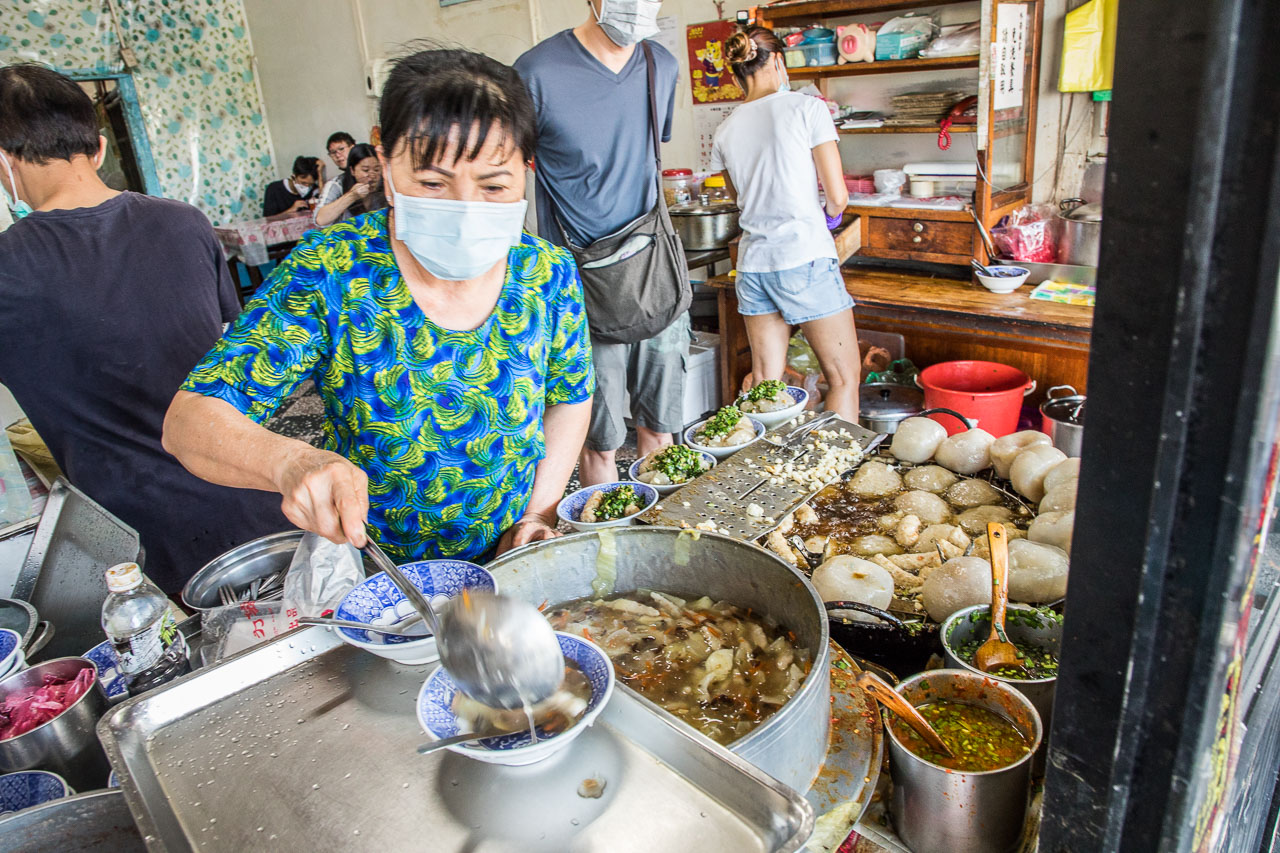 苗栗美食,湯家大肉圓