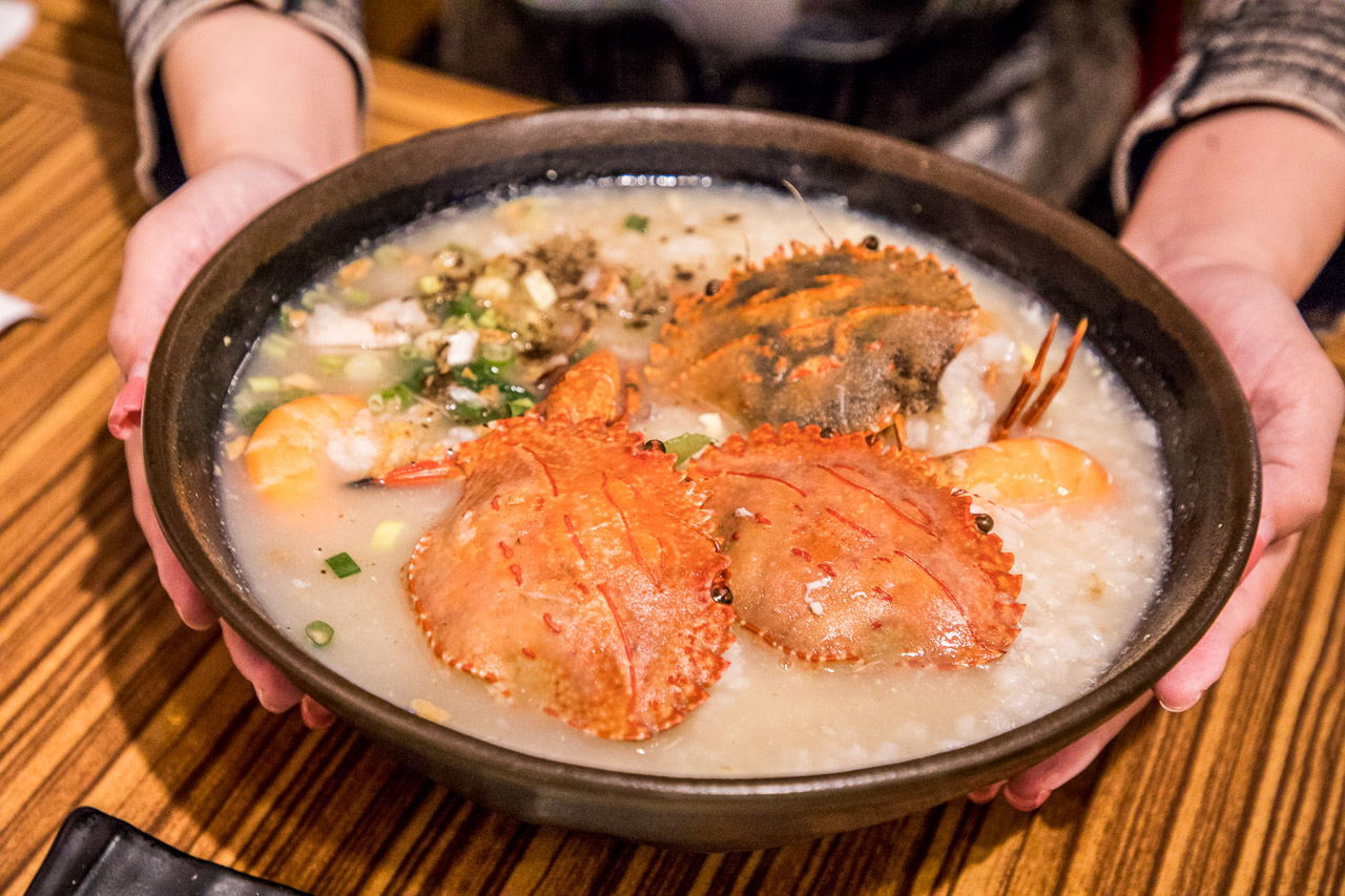 金山美食,金山大碗螃蟹