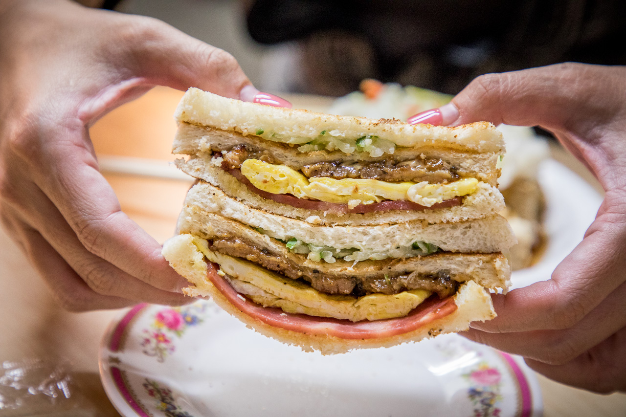 金山美食,金山碳烤三明治