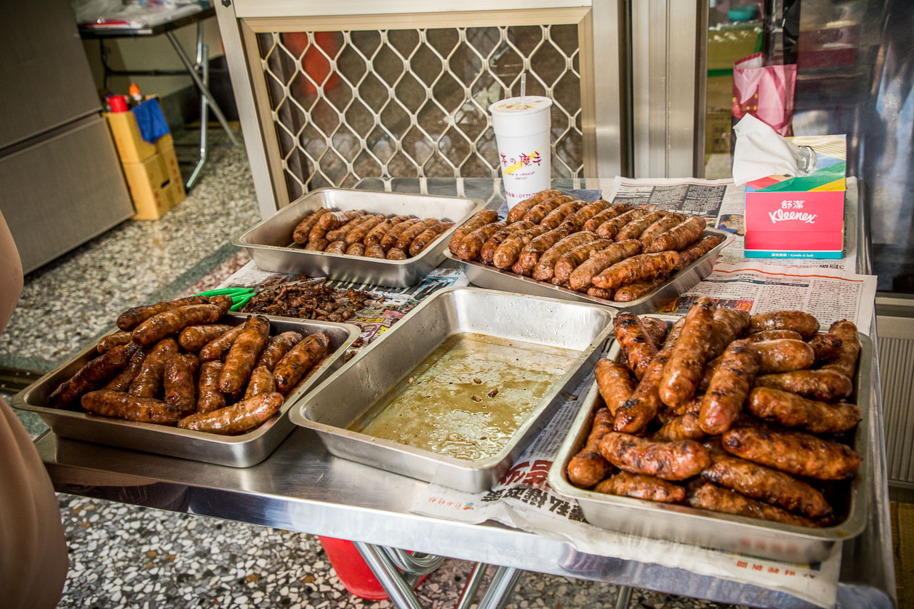 嘉義美食,30年老店 大腸加香腸