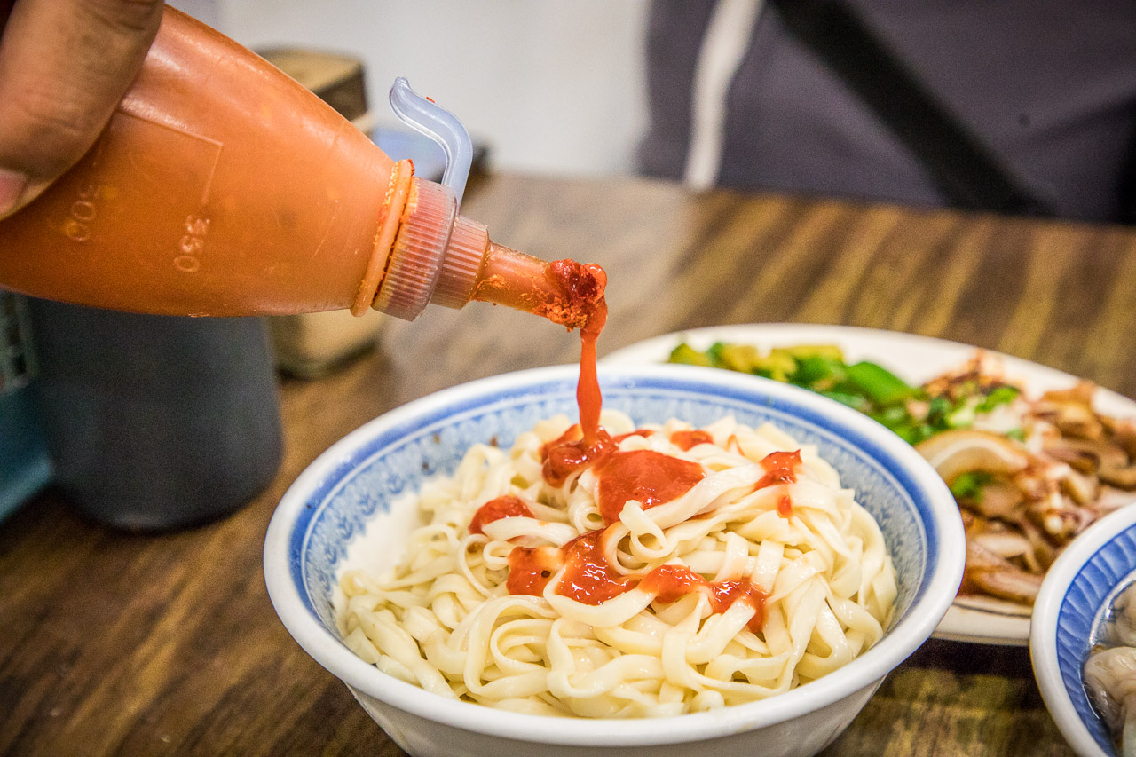 羅東美食,羅東帝爺廟口喥咕麵