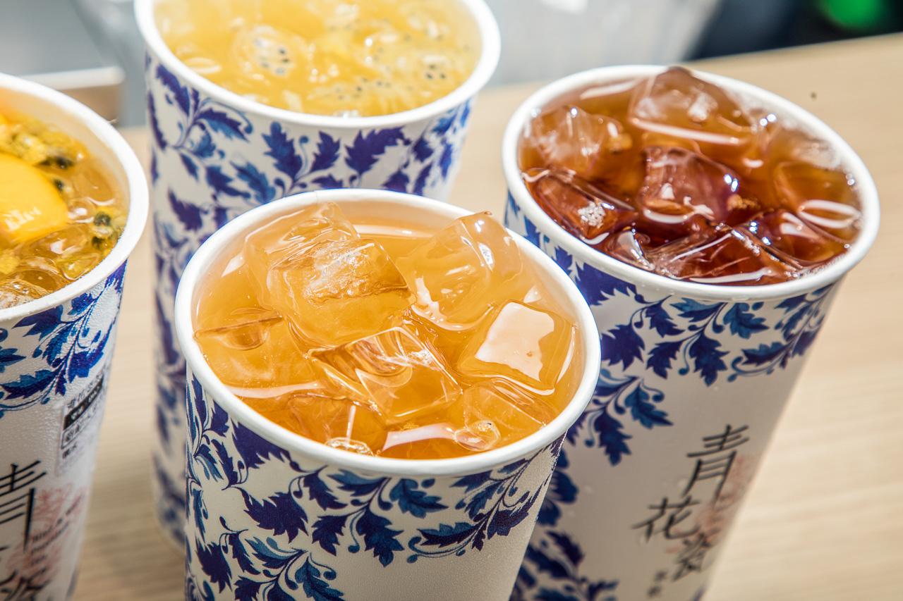 台北美食,台北手搖茶,台北水果茶,台北紅茶,台北飲料,台北奶茶,捷運南京三民站美食,捷運南京三民站手搖飲,青花瓷茶飲