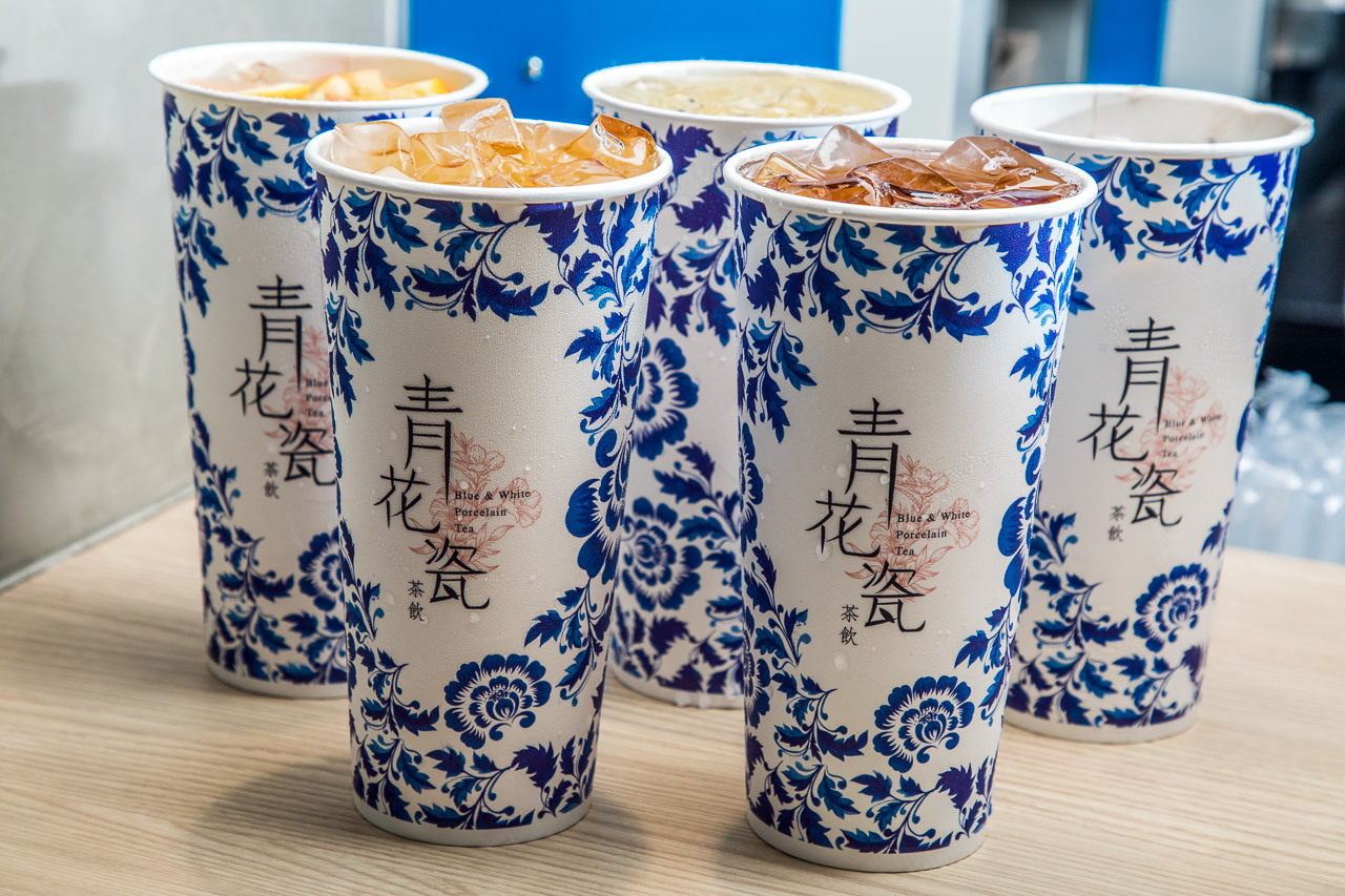 台北美食,台北手搖茶,台北水果茶,台北紅茶,台北飲料,台北奶茶,捷運南京三民站美食,捷運南京三民站手搖飲,青花瓷茶飲