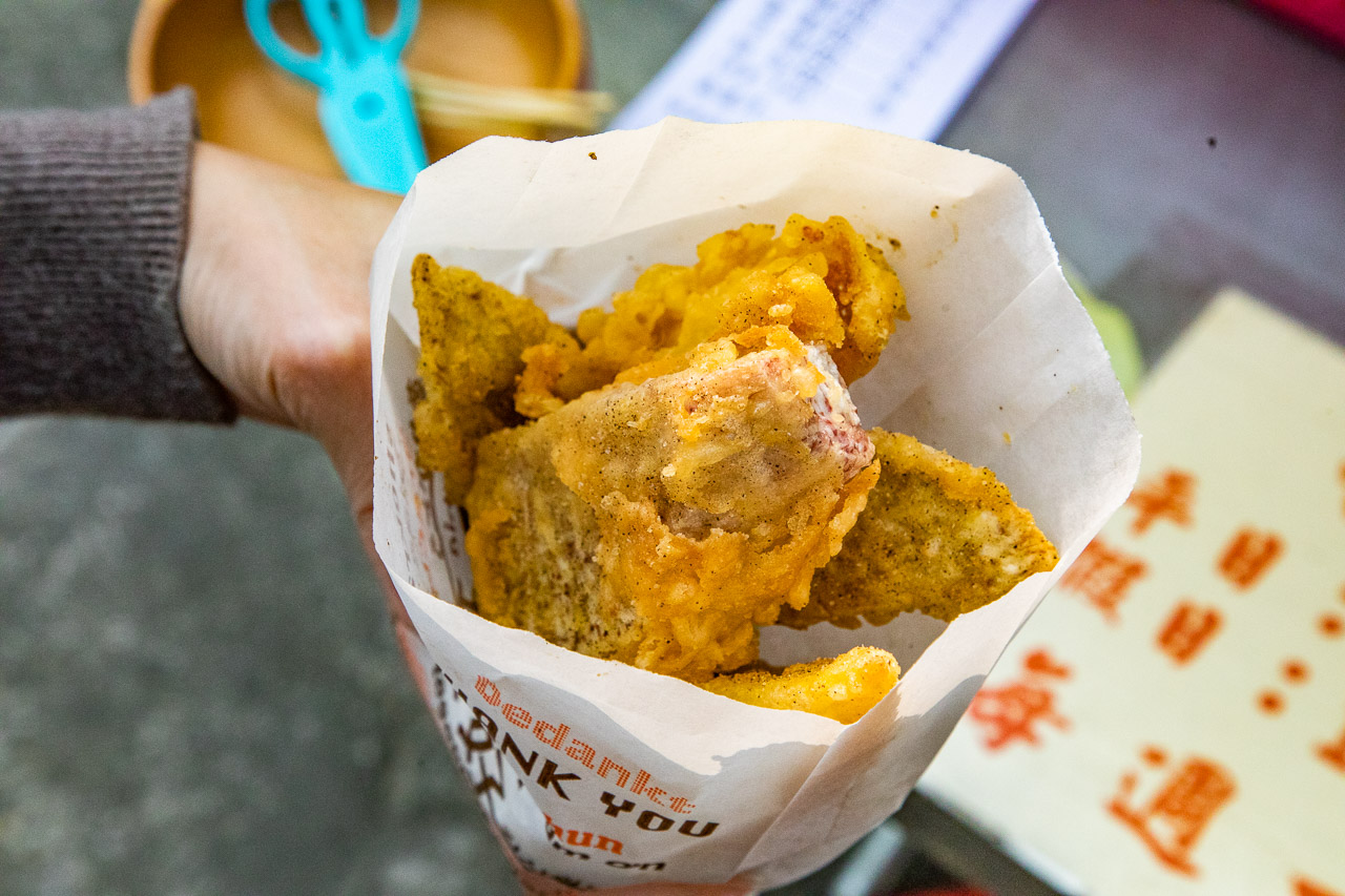 苗栗美食,廟口古早味蚵嗲
