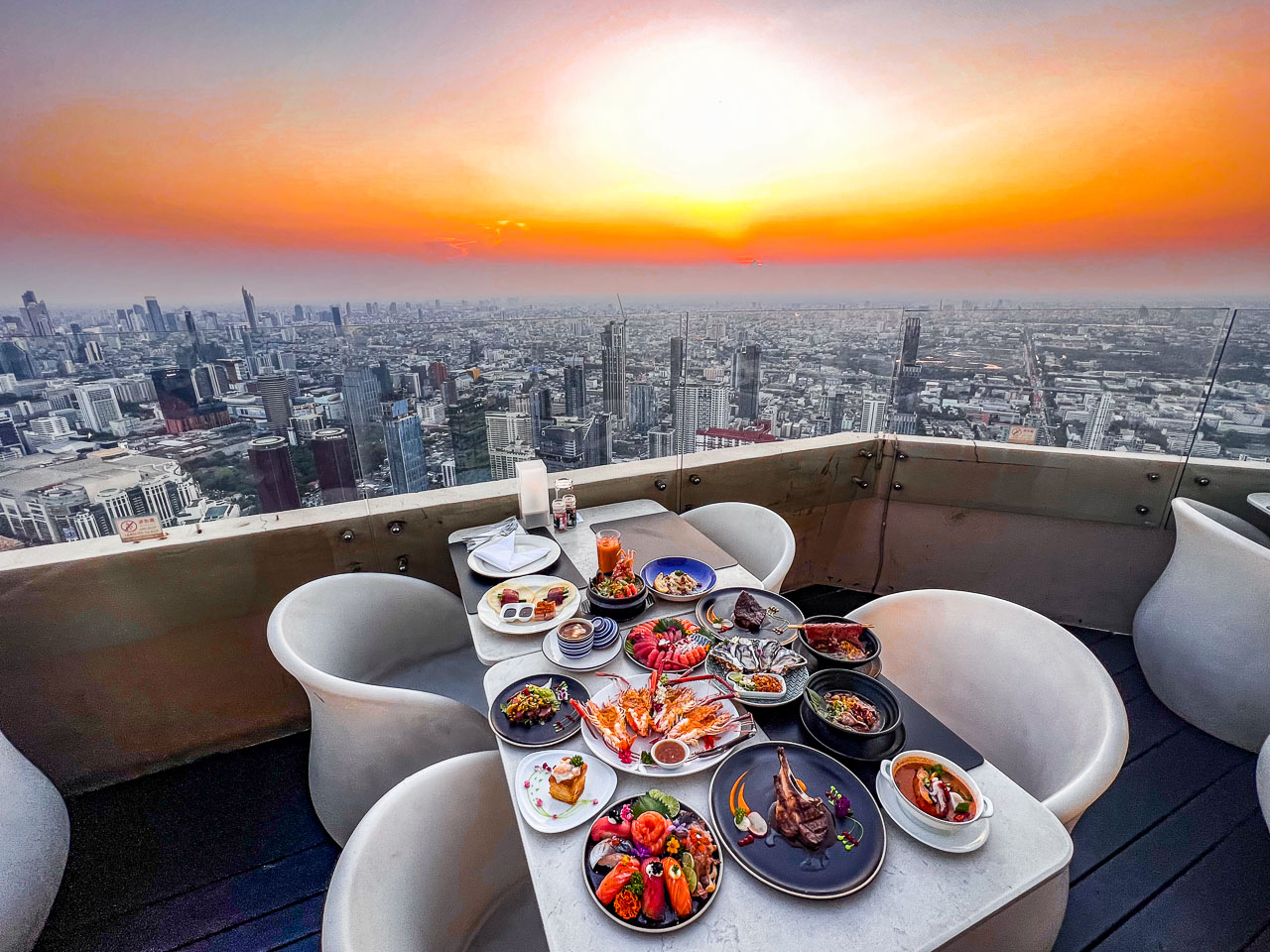 曼谷吃到飽,曼谷高空吃到飽,曼谷夜景,泰國美食,泰國吃到飽,曼谷美食,曼谷高空酒吧 @大手牽小手。玩樂趣