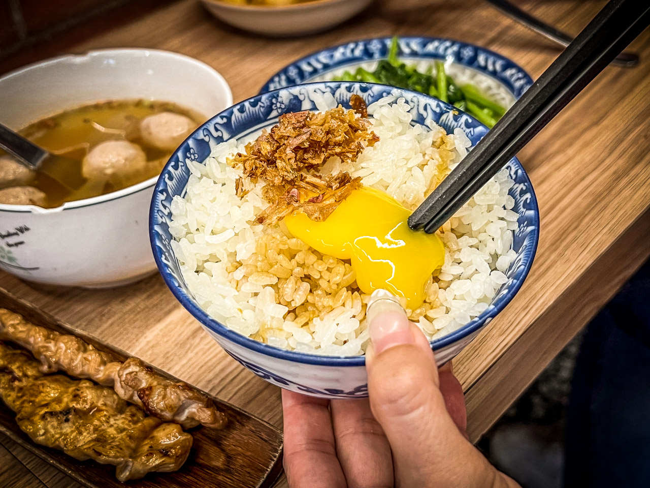 台南美食,鼎富發豬油拌飯