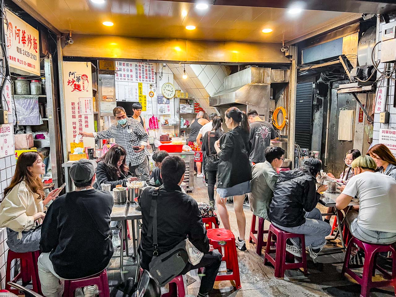 基隆夜市美食,阿華炒麵