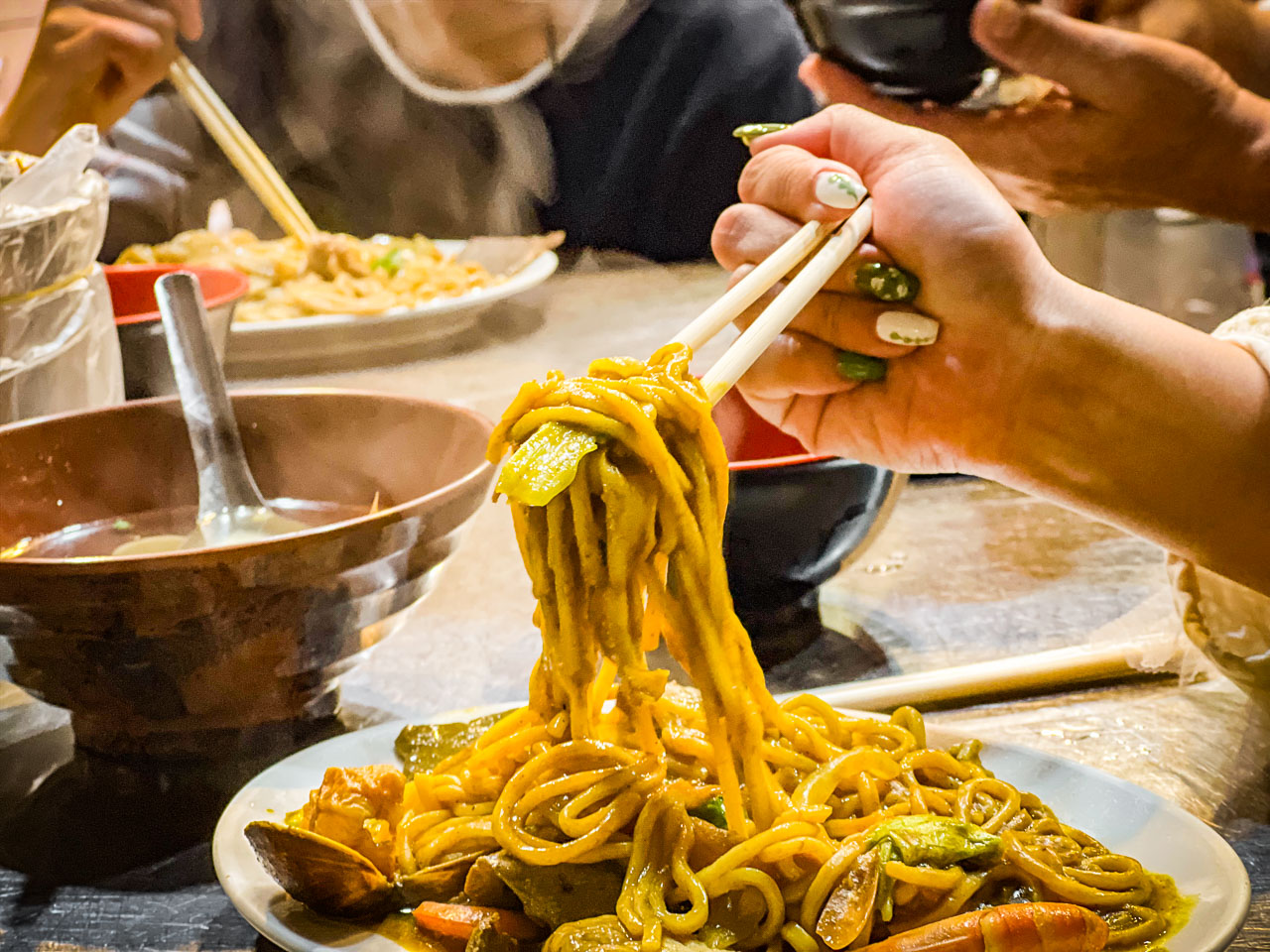 基隆夜市美食,阿華炒麵