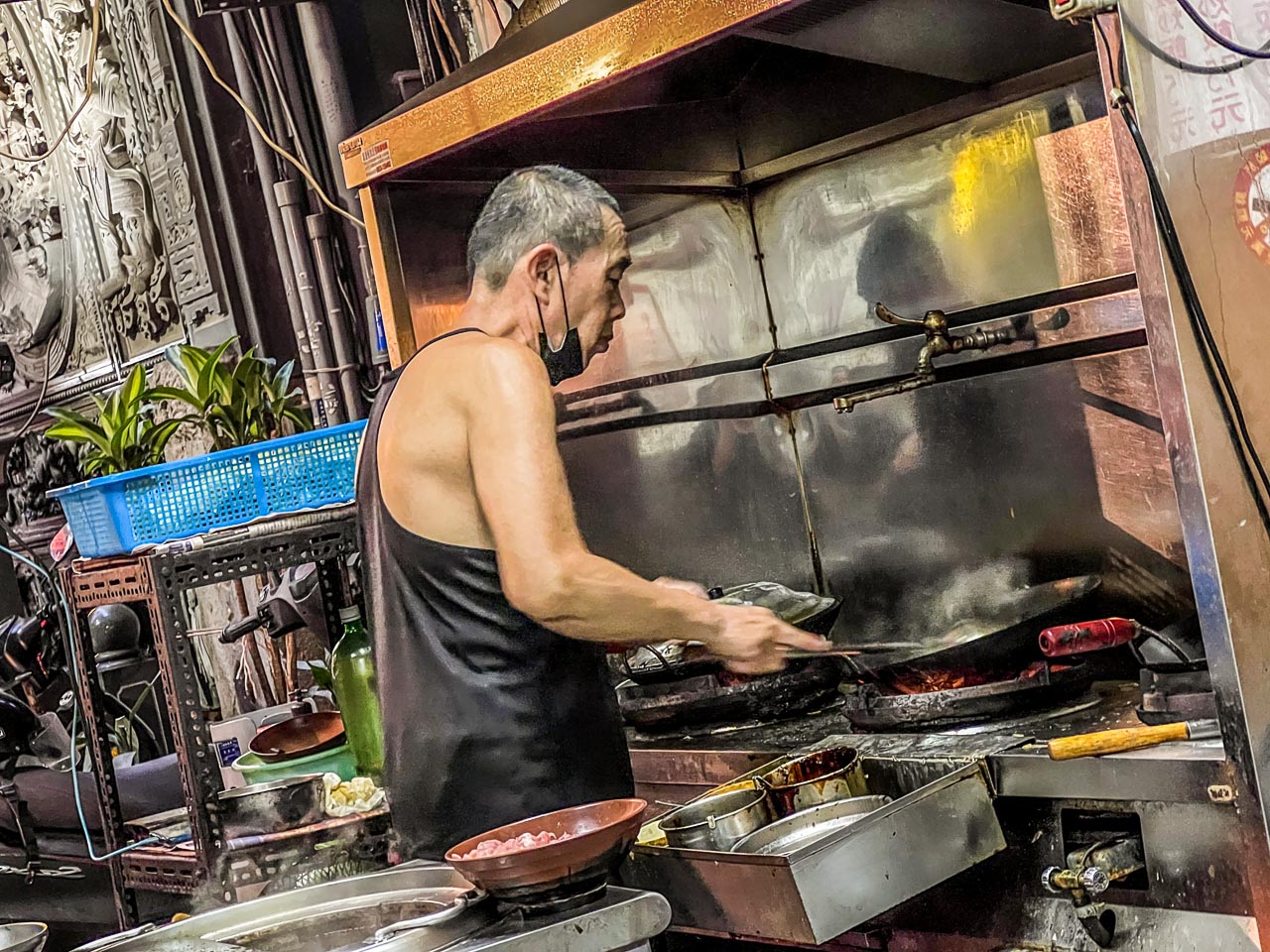 基隆美食,基隆慶安宮廟口咖哩炒麵