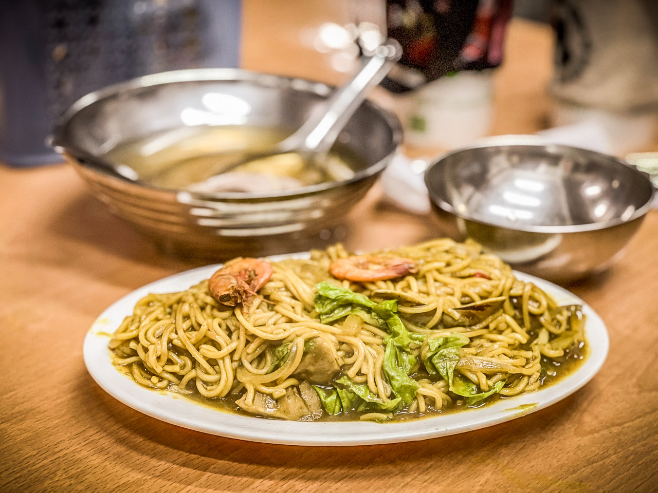 基隆美食,基隆慶安宮廟口咖哩炒麵