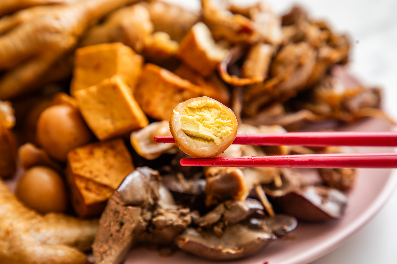 桃園夜市美食,老郭滷的煙燻滷味