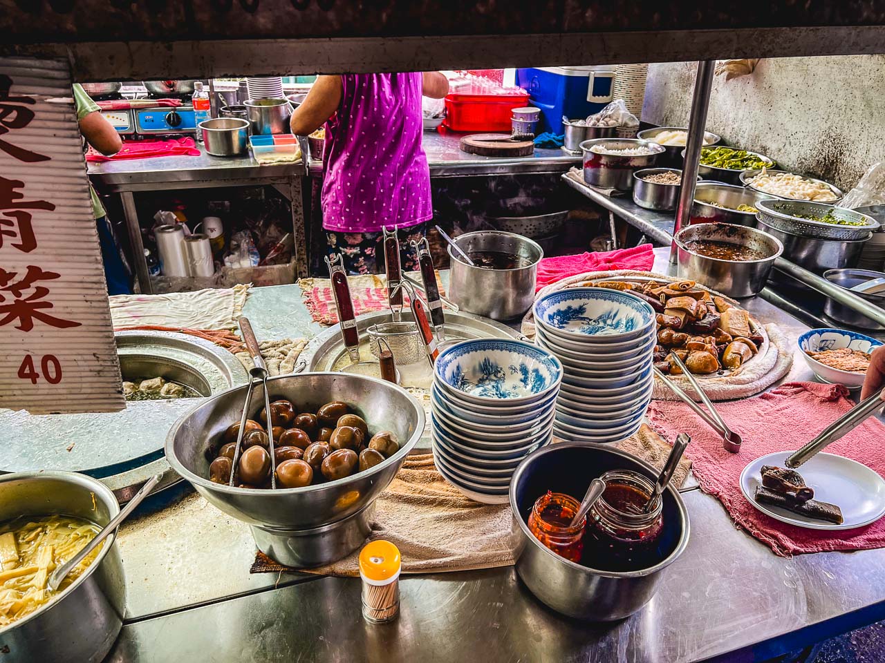 中壢美食,土地公豬肝粥