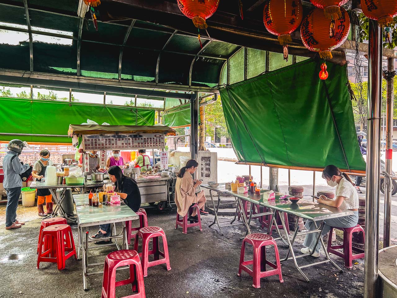 中壢美食,土地公豬肝粥