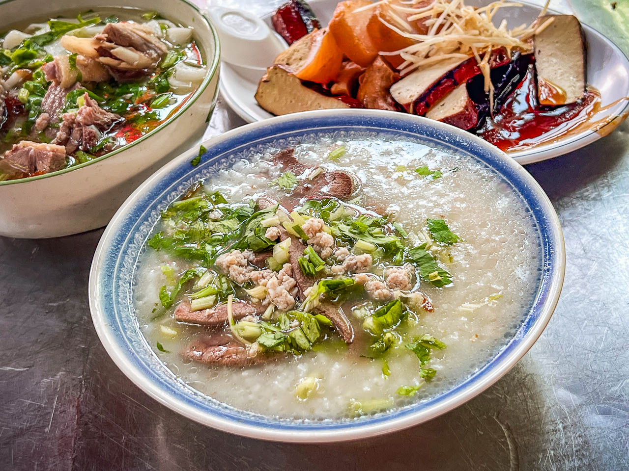 中壢美食,土地公豬肝粥