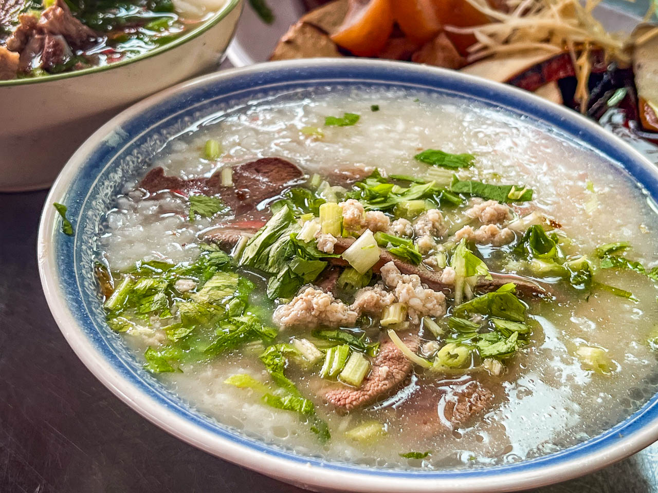 中壢美食,土地公豬肝粥