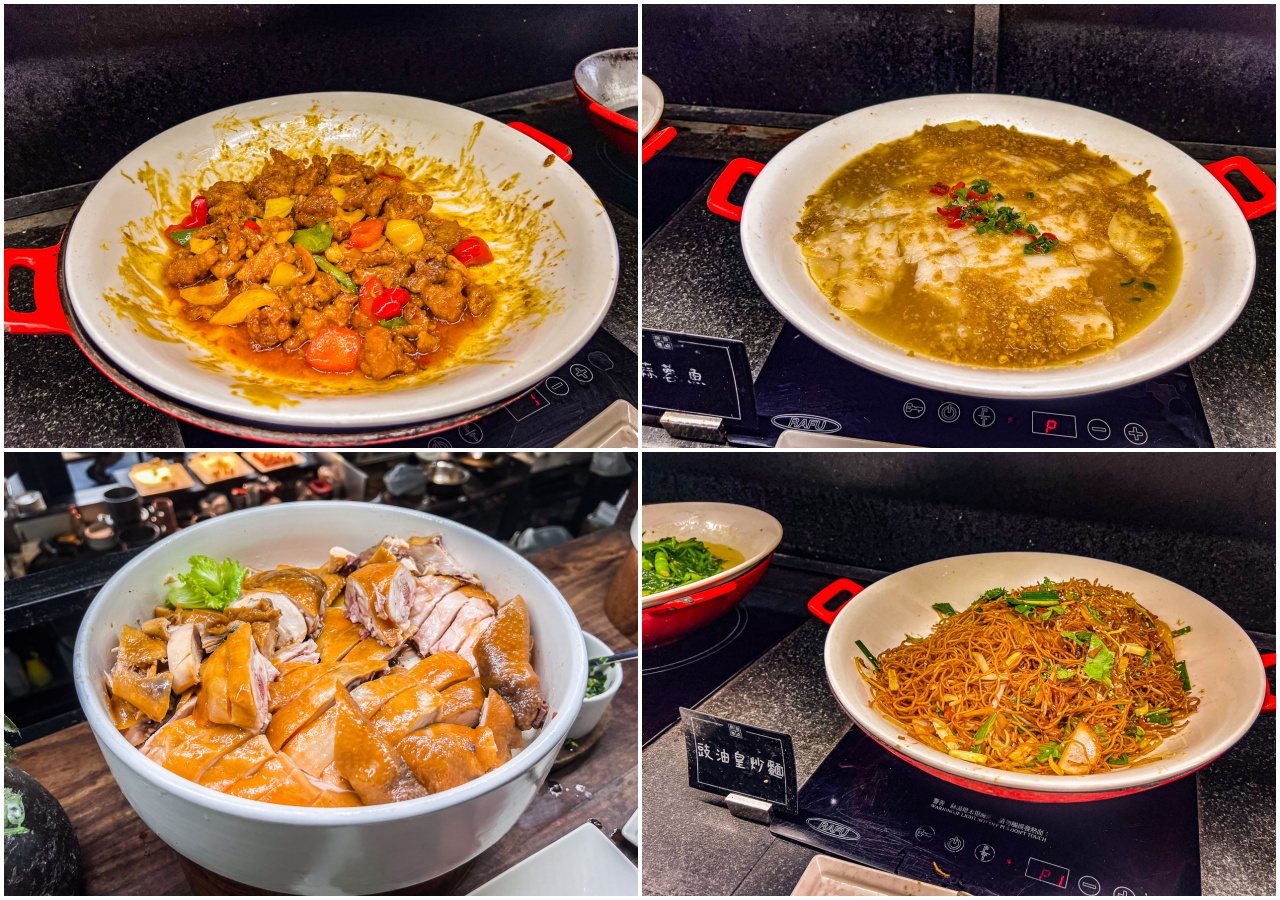 桃園吃到飽,村民食堂廚窗港點