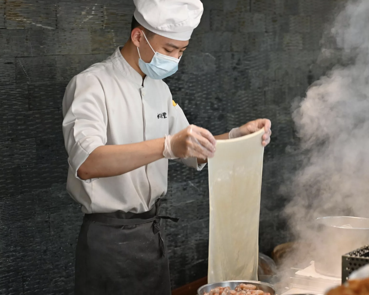 桃園吃到飽,村民食堂廚窗港點