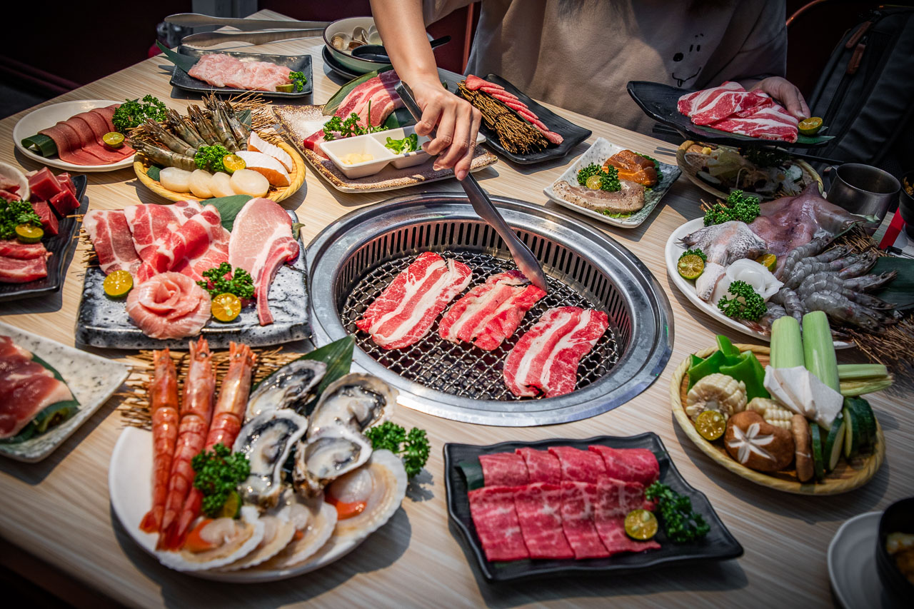 桃園燒肉吃到飽,桃園美食,桃園吃到飽,玖樓燒肉料理,桃園玖樓燒肉料理 @大手牽小手。玩樂趣