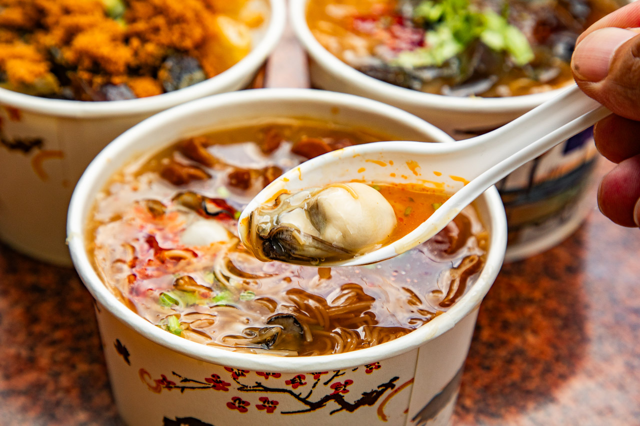 南崁美食,傻妞蚵仔麵線