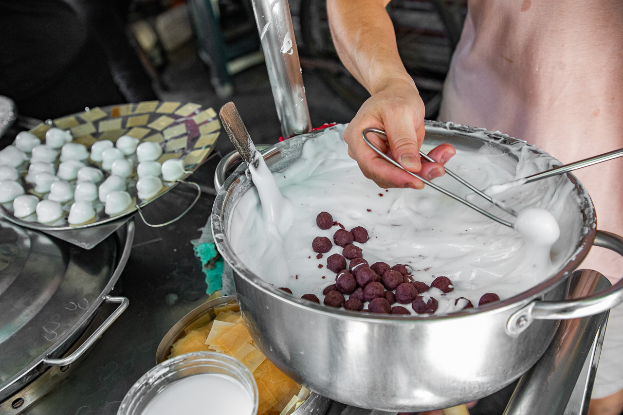 嘉義東市場美食,黃記綠豆粉粿涼西丸