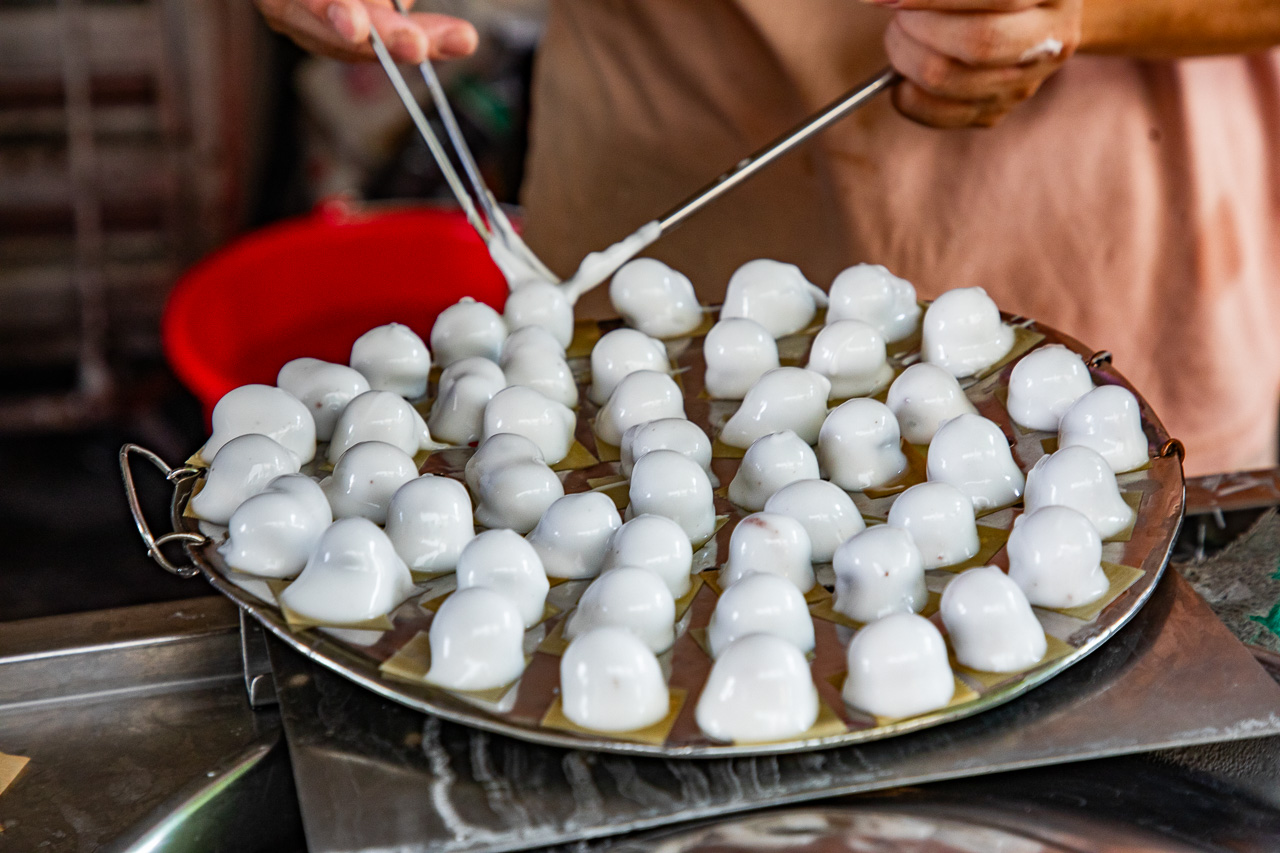 嘉義東市場美食,黃記綠豆粉粿涼西丸