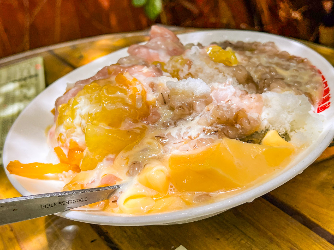 通宵美食,小倆口自助冰店