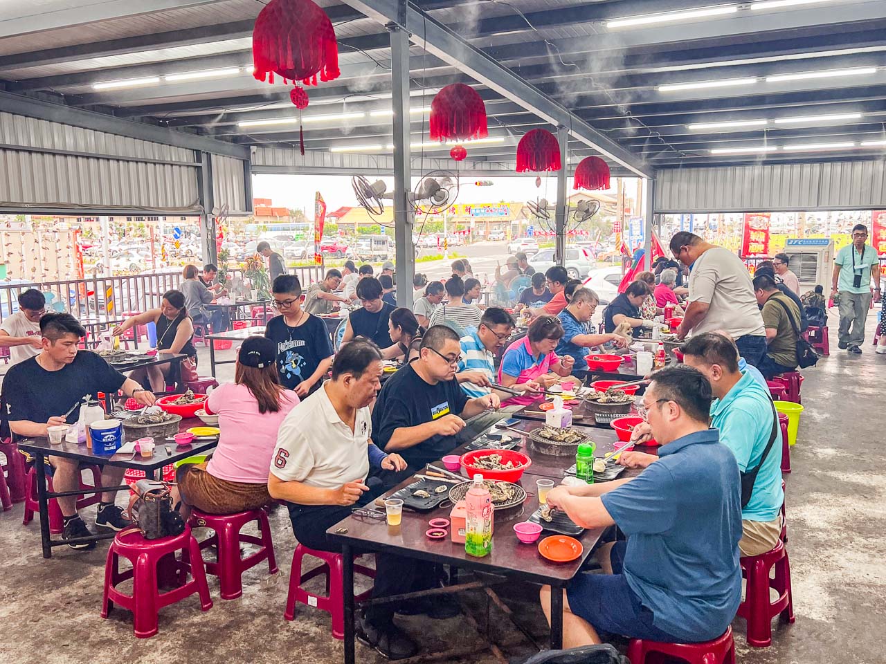 嘉義東石鮮蚵吃到飽,蠔碳嘉烤鮮蚵吃到飽
