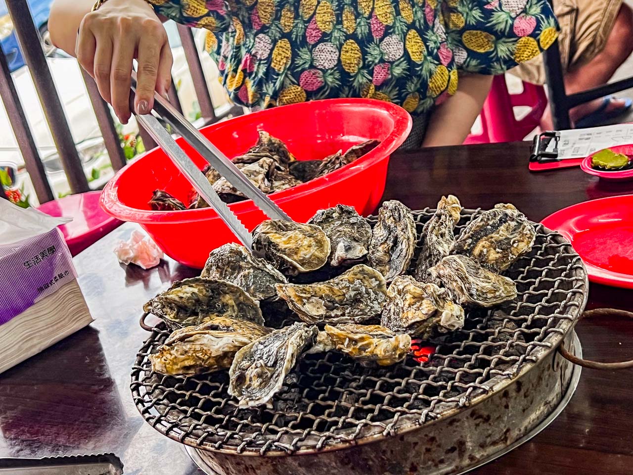 嘉義東石鮮蚵吃到飽,蠔碳嘉烤鮮蚵吃到飽