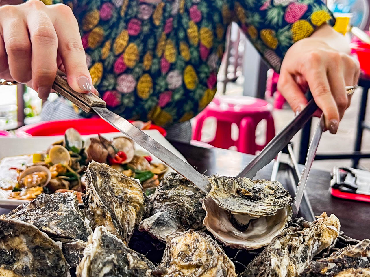 嘉義東石鮮蚵吃到飽,蠔碳嘉烤鮮蚵吃到飽