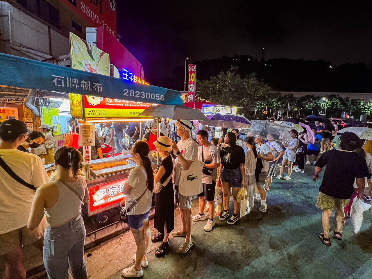 士林夜市美食,家鄉碳烤雞排