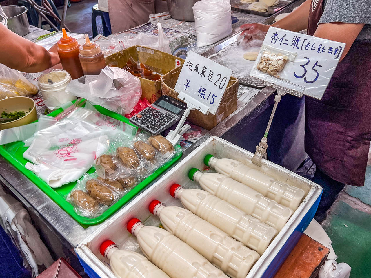 左營美食,左營地瓜菜包