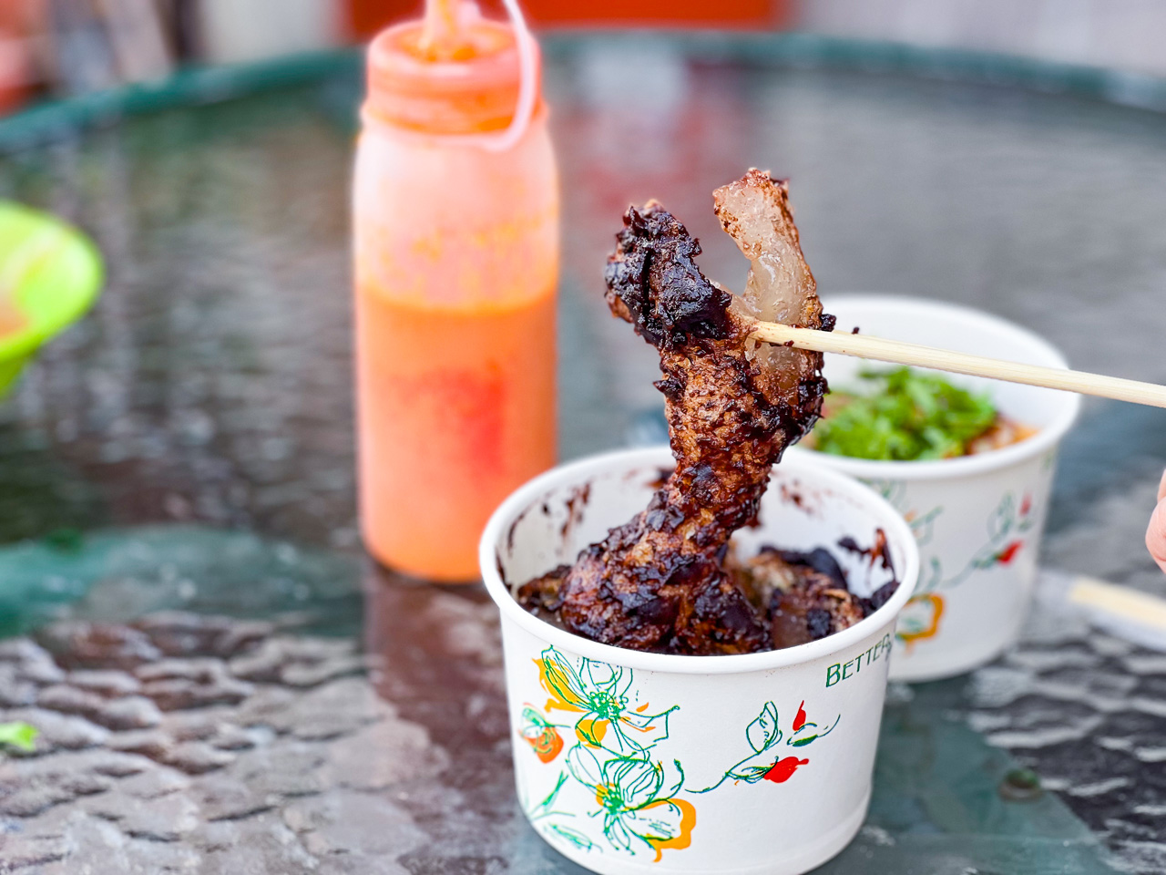 桃園肉圓,炸蛋肉圓