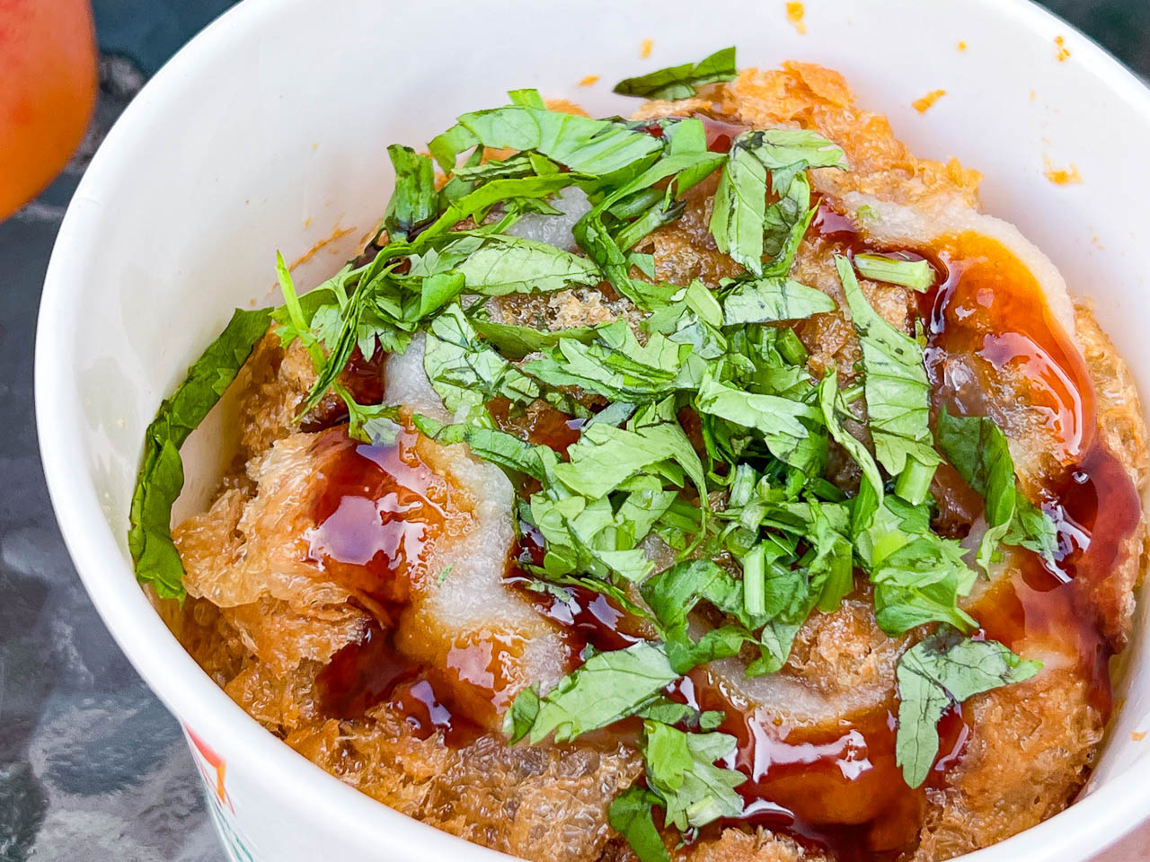 桃園肉圓,炸蛋肉圓