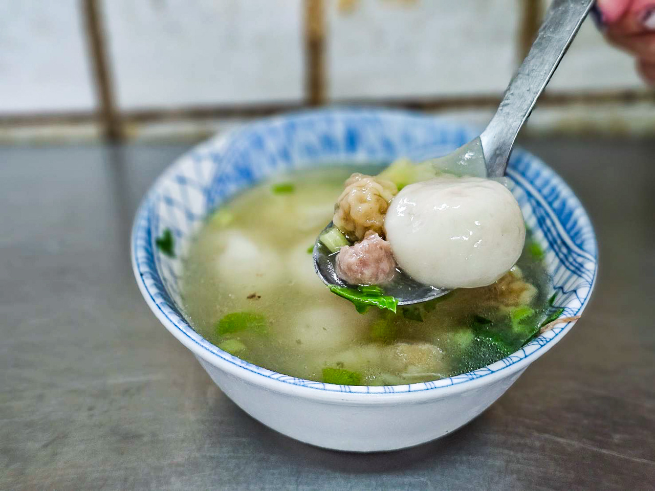 新竹美食,中央市場糯米水餃